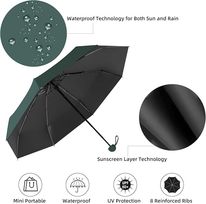 Big Size Umbrella for Sun Protection Rain Windproof Strong