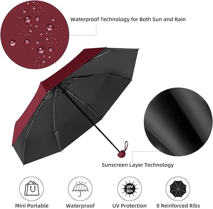 Big Size Umbrella for Sun Protection Rain Windproof Strong