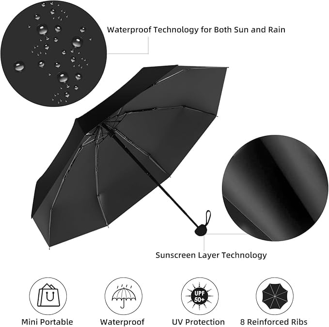 Big Size Umbrella for Sun Protection Rain Windproof Strong