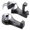 Car Hooks with Phone Holder, Car Seat Hooks for Purses and Bags