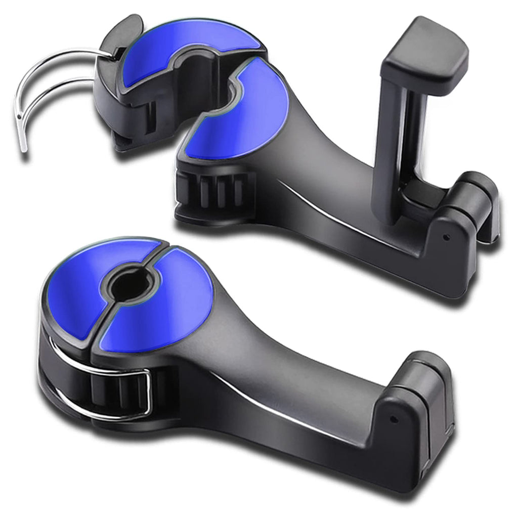 Car Hooks with Phone Holder, Car Seat Hooks for Purses and Bags