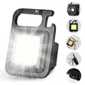 LED Mini Cob Keychain and Magentic Flashlight Portable USB Rechargeable Light