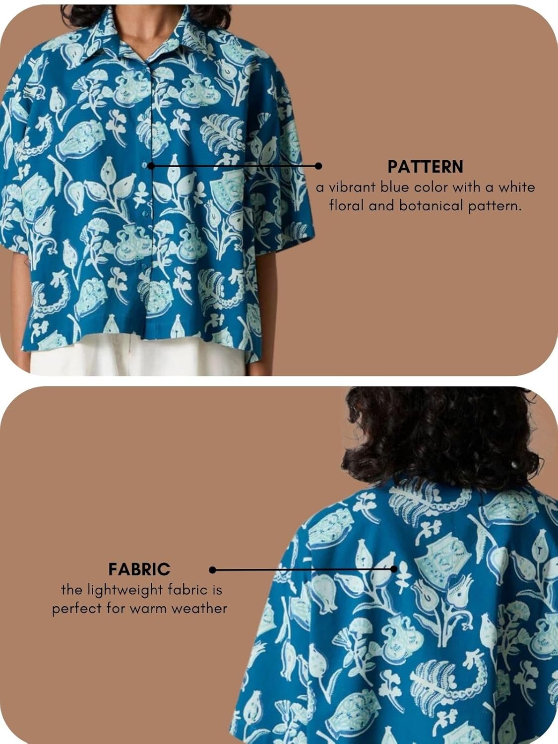 Women's Floral Print Summer Shirt|