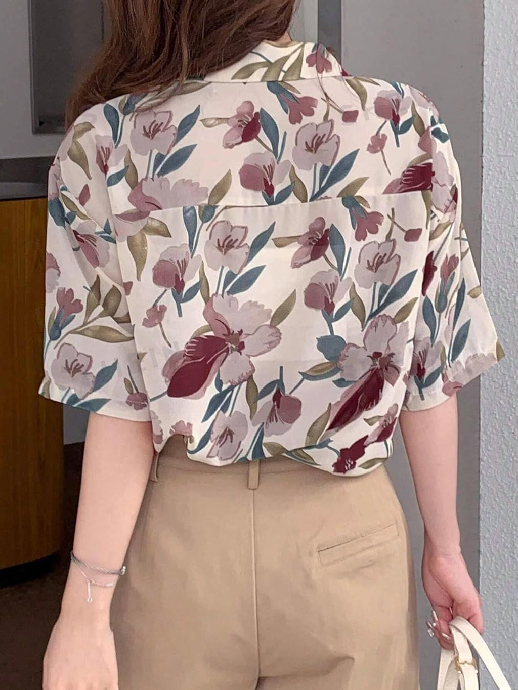 Women's Floral Print Summer Shirt|