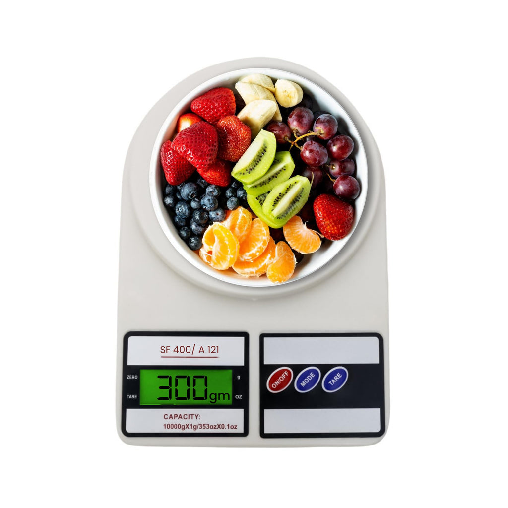 Digital Kitchen Weighing Scale 10 kg, Electronic Weight Machine with LCD Display