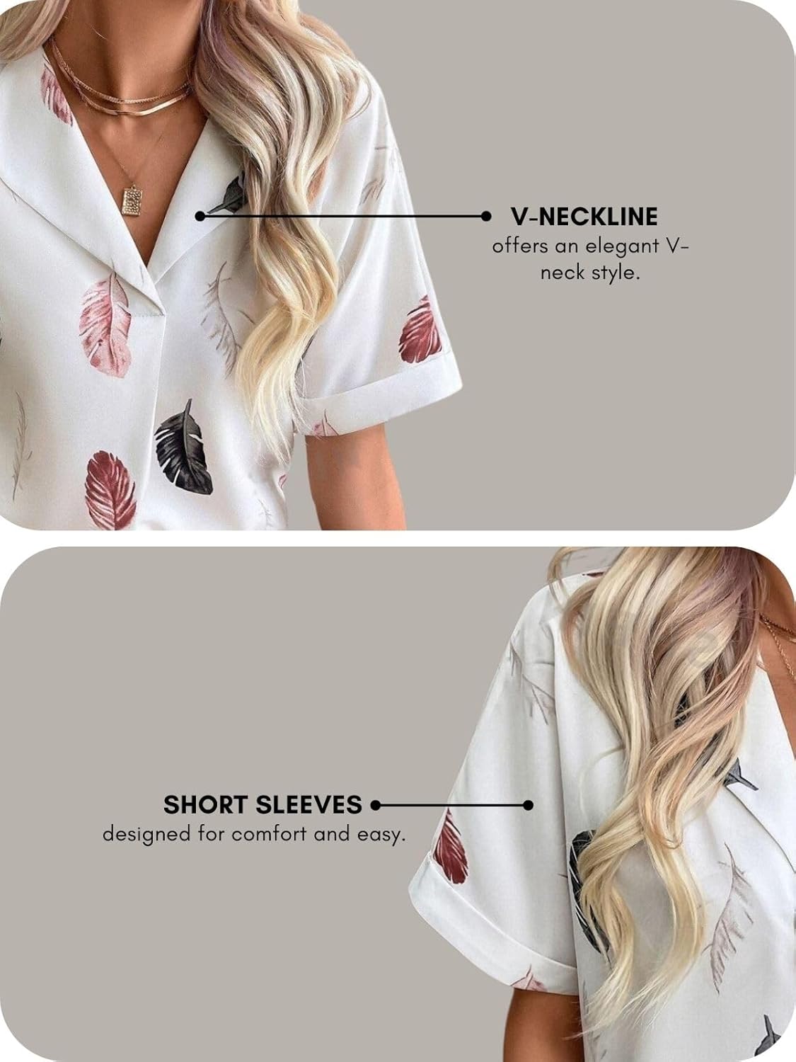 Women's Floral Print Summer Shirt|