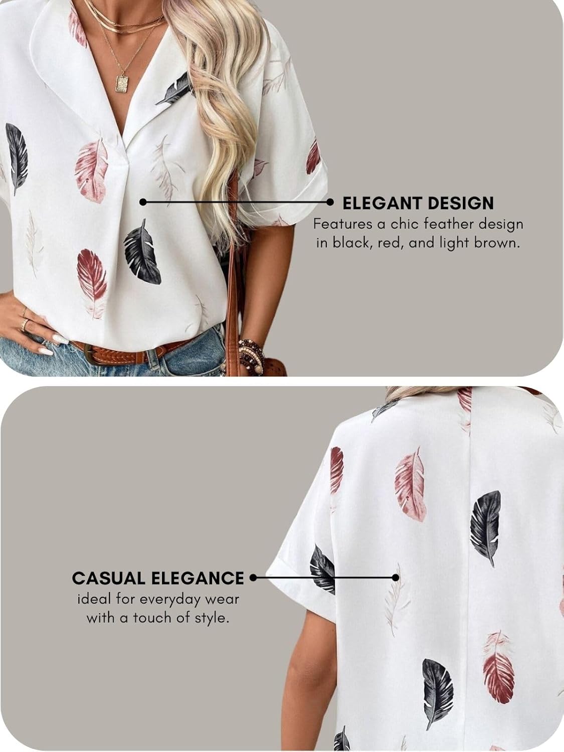 Women's Floral Print Summer Shirt|