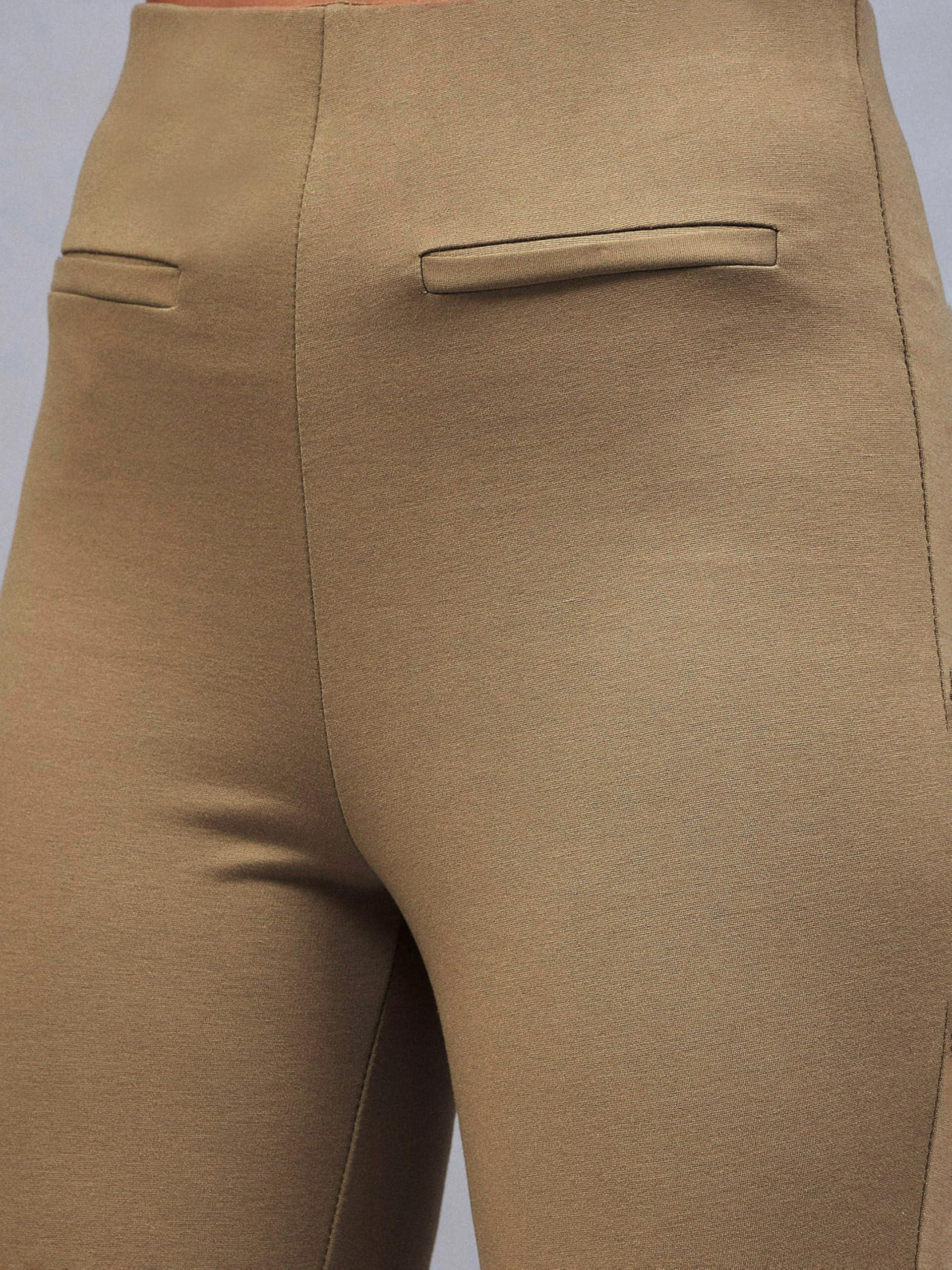Women’s Bell Bottom Slim Fit Bone Pocket – Bootcut Workwear Casual Pants